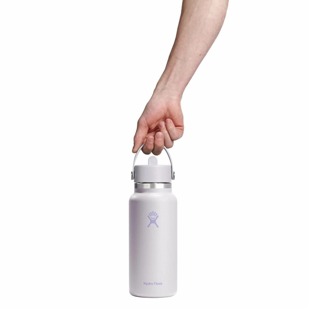 32 oz Wide Mouth with Flex Straw Cap - Cloud Pink